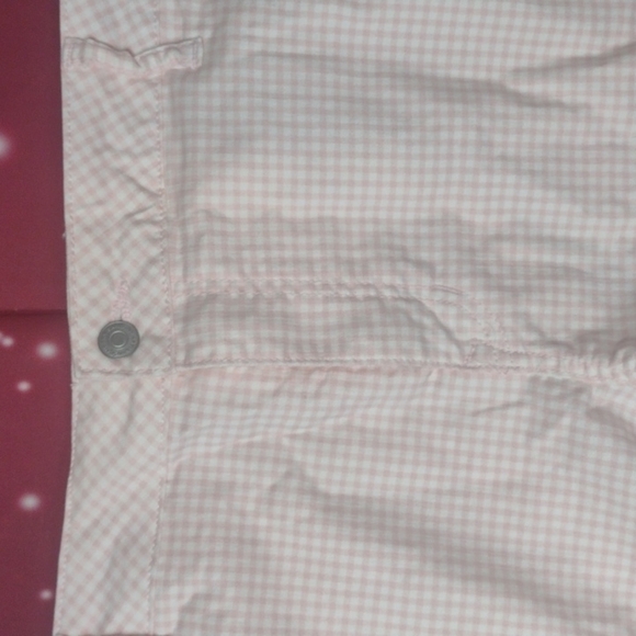 Artisan NY pink white plaid shorts size 16 - Picture 2 of 4